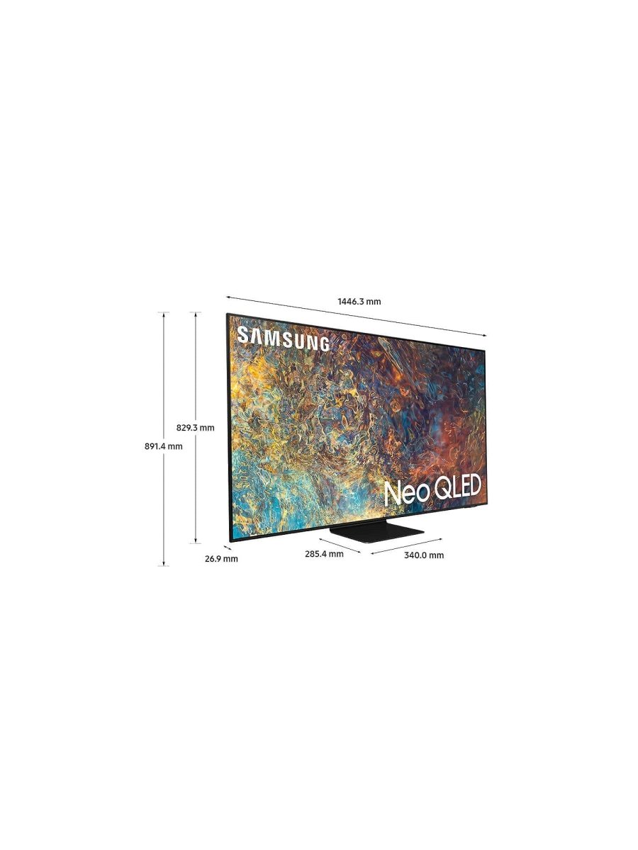 Samsung QE65QN90A (2021) Neo QLED HDR 2000 4K Ultra HD Smart TV, 65 inch with TVPlus-Freesat HD, Black | Atlantic Electrics