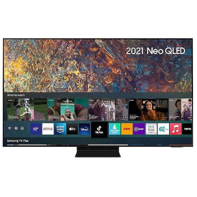 Samsung QE65QN90A (2021) Neo QLED HDR 2000 4K Ultra HD Smart TV, 65 inch with TVPlus-Freesat HD, Black - Atlantic Electrics - 39478369779935 
