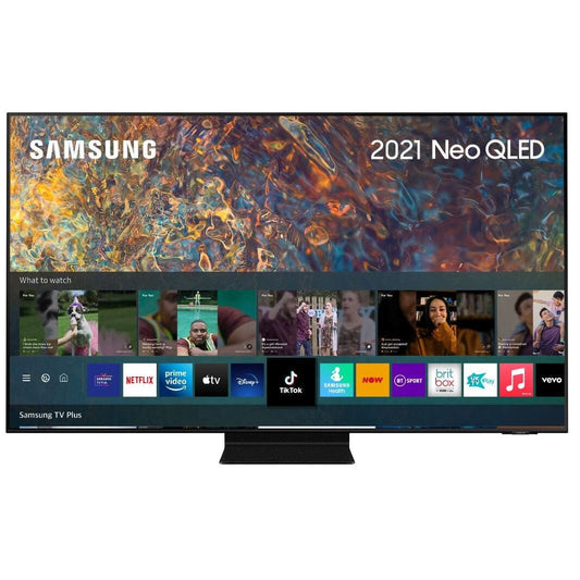 Samsung QE65QN94A (2021) Neo QLED HDR 2000 4K Ultra HD Smart TV, 65 inch with TVPlus-Freesat HD, Black | Atlantic Electrics