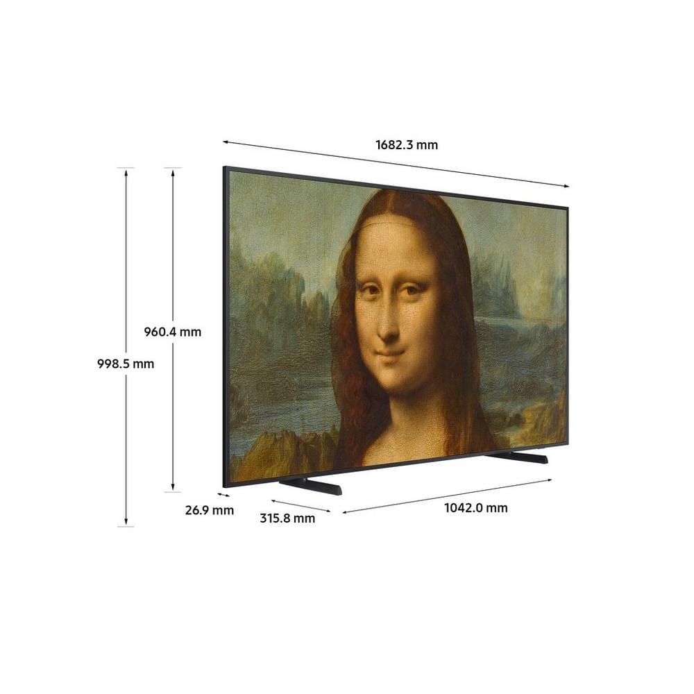 Samsung QE75LS03BAUXXU 75" The Frame 4K QLED Smart TV with Voice Assistant | Atlantic Electrics - 39478372303071 