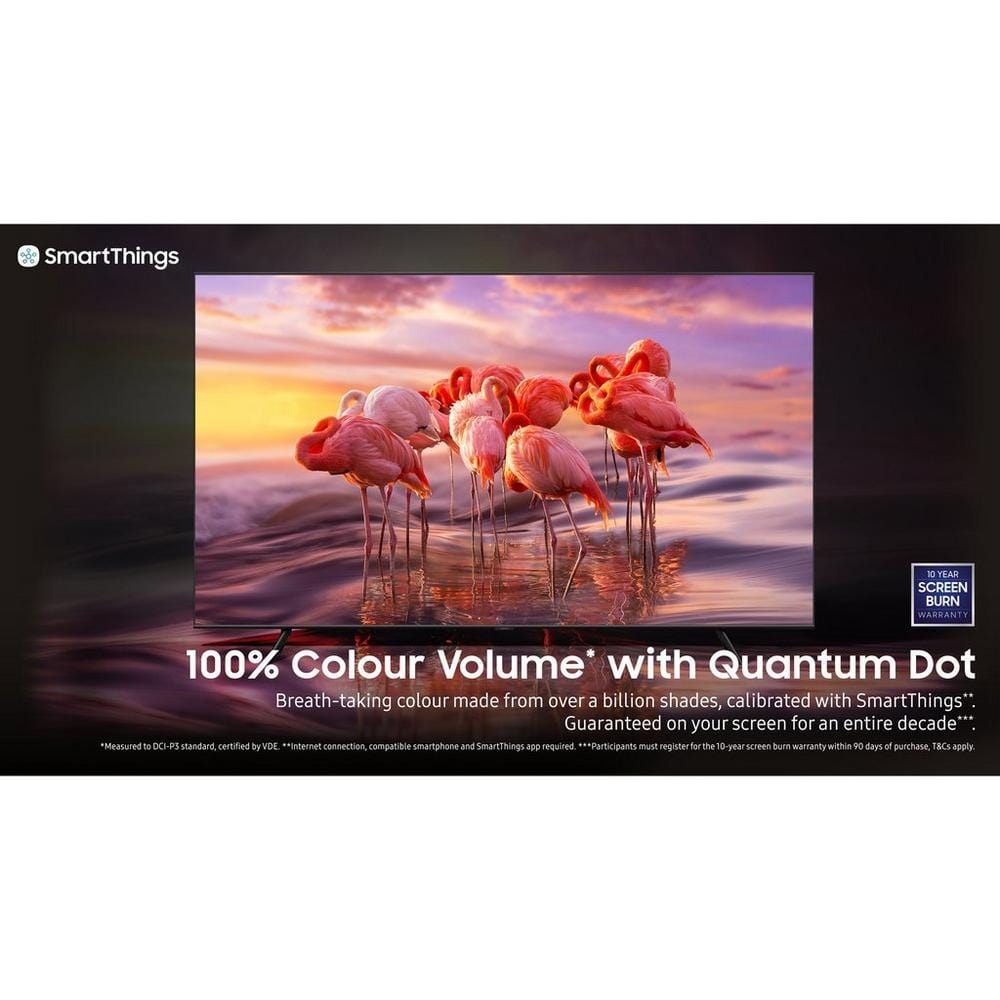 Samsung QE75Q60BAUXXU 75" 4K HDR QLED Smart TV with Voice Assistants | Atlantic Electrics