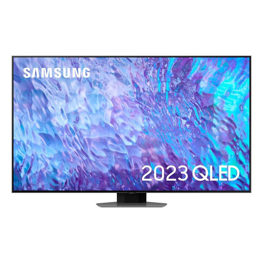 Samsung QE75Q80CATXXU QLED 4K HD TV - Carbon Silver | Atlantic Electrics - 40157539729631 