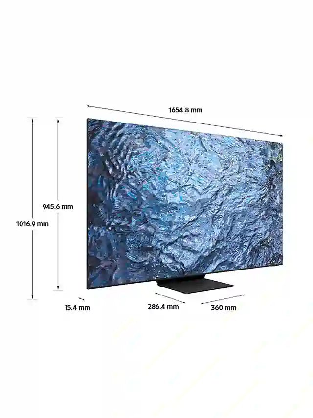 Samsung QE75QN900CTXXU 75" 8K Ultra HD Smart TV - Titan Black - Atlantic Electrics - 40481684324575 