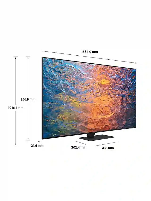 Samsung QE75QN95CATXXU 75" 4K HDR Flagship QLED Smart TV - Slate Black - Atlantic Electrics - 40489468264671 
