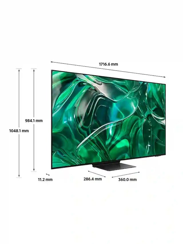 Samsung QE77S95CATXXU OLED 4K HDR TV - Titan Black - Atlantic Electrics - 40489469149407 