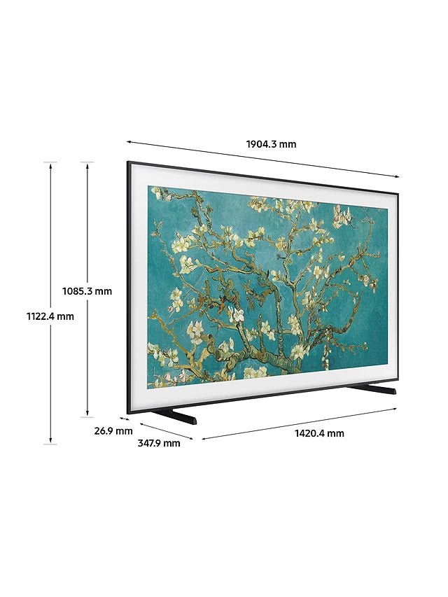 Samsung QE85LS03BGUXXU QLED Frame TV - Black - Atlantic Electrics - 40489471508703 