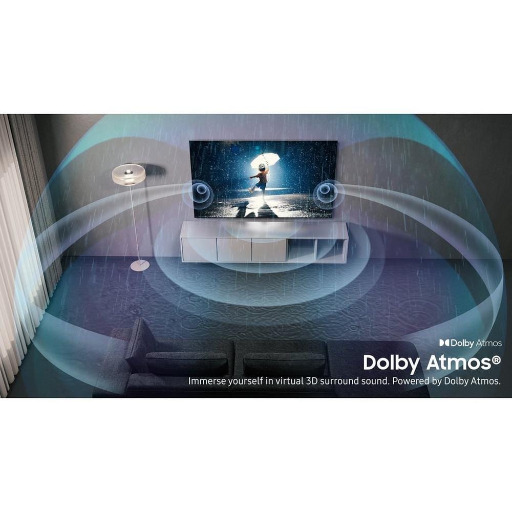 Samsung QE85Q80BATXXU 85" 4K HDR QLED Smart TV with Voice Assistants | Atlantic Electrics