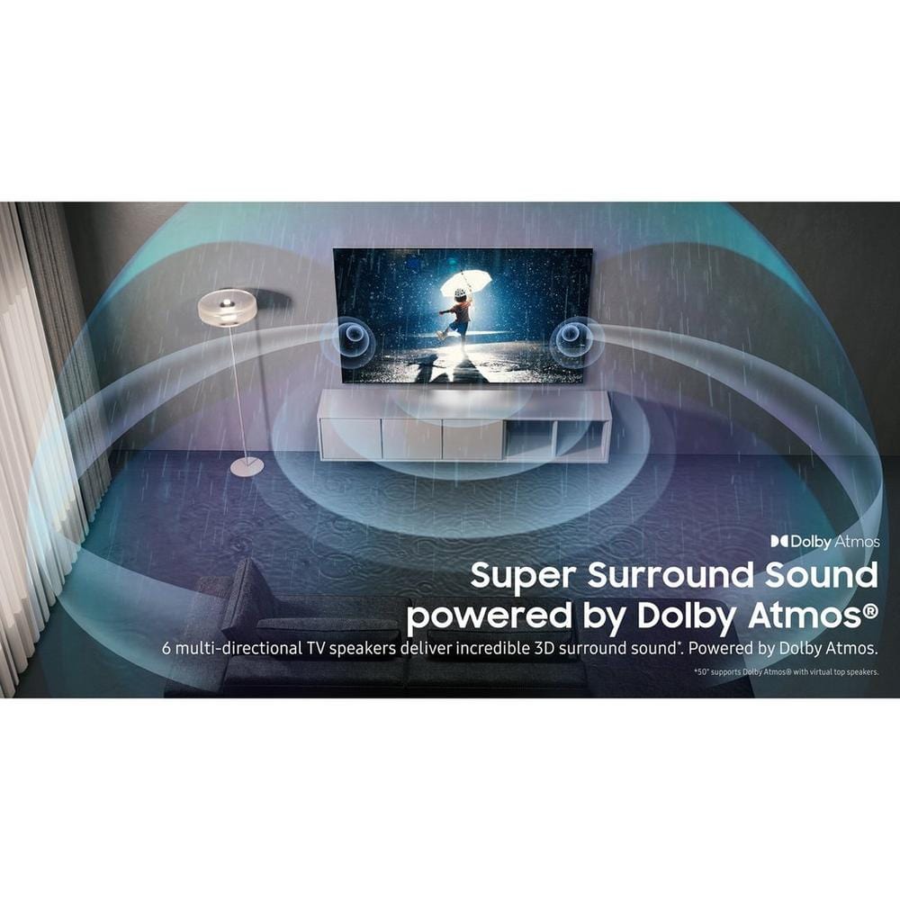 Samsung QE85QN85BATXXU 85" 4K HDR QLED Smart TV with Voice Assistants | Atlantic Electrics