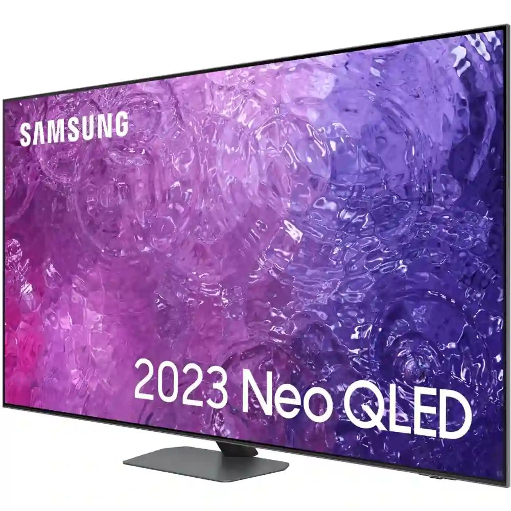 Samsung QE85QN90CATXXU 85" 4K HDR Neo QLED Smart TV - Carbon Silver | Atlantic Electrics - 40489471213791 