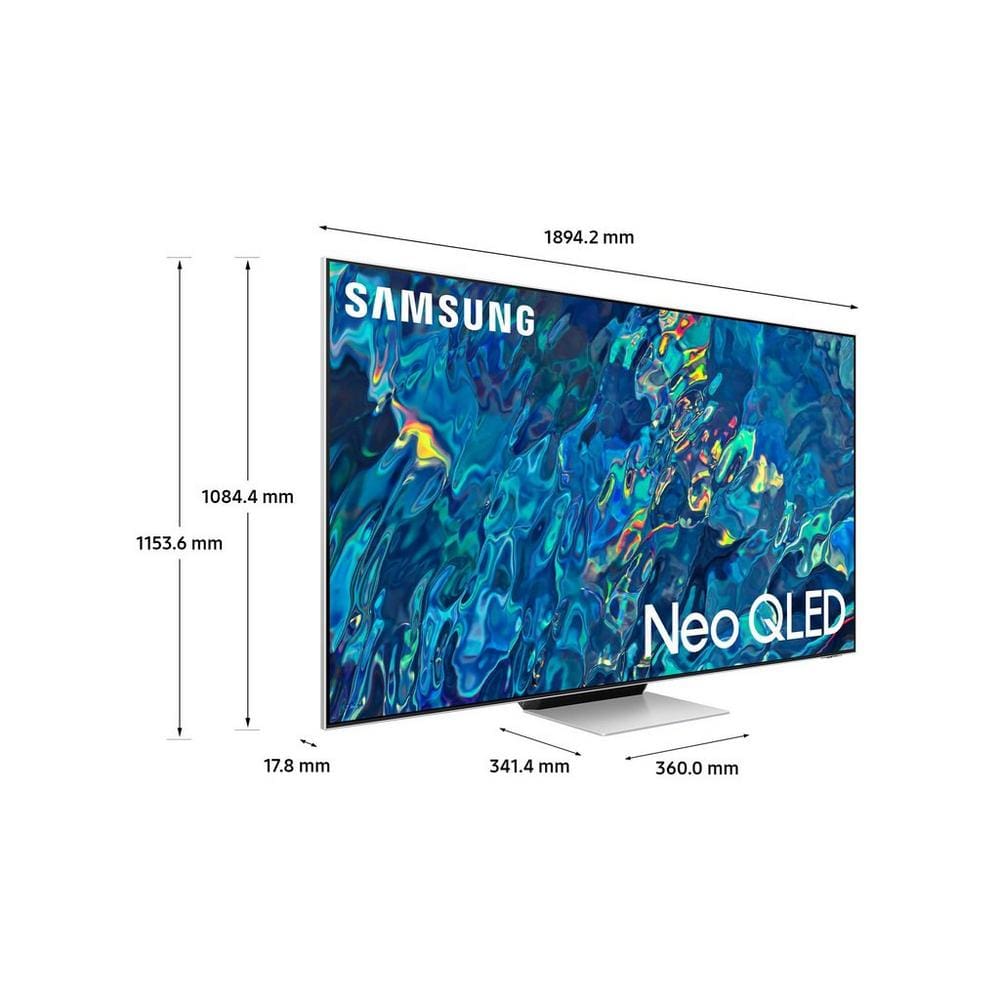 Samsung QE85QN95BATXXU 85" 4K HDR QLED Smart TV with Voice Assistants | Atlantic Electrics - 39478381281503 