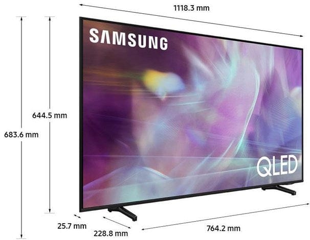 Samsung QLED QE50Q60AA 50" 4K Ultra HD TV With 100% Colour Volume and Apple TV App | Atlantic Electrics - 39478381838559 
