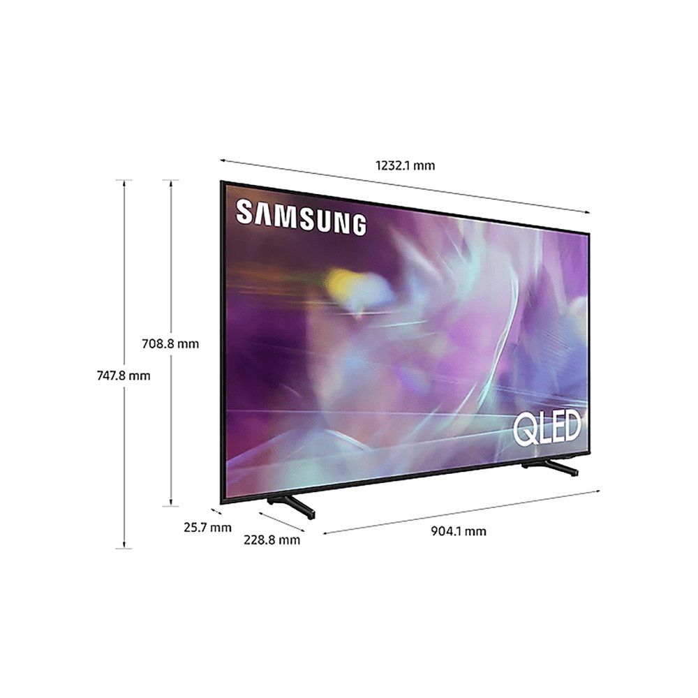 Samsung QLED QE55Q60AA 55" Smart 4K Ultra HD TV With 100% Colour Volume and Apple TV App - Atlantic Electrics - 39478379741407 
