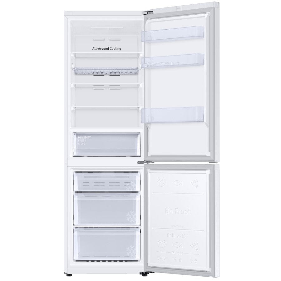 Samsung RB34T602EWW 60cm Fridge Freezer White Frost Free | Atlantic Electrics - 39478379086047 