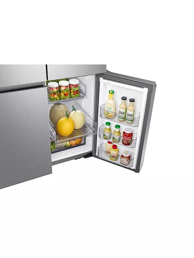 Samsung RF65A977FSR Plumbed Freestanding 60-40 American Fridge Freezer, Silver | Atlantic Electrics - 39478386557151 