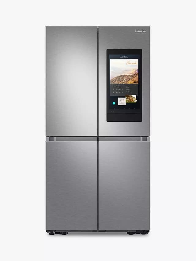 Samsung RF65A977FSR Plumbed Freestanding 60-40 American Fridge Freezer, Silver | Atlantic Electrics - 39478386032863 