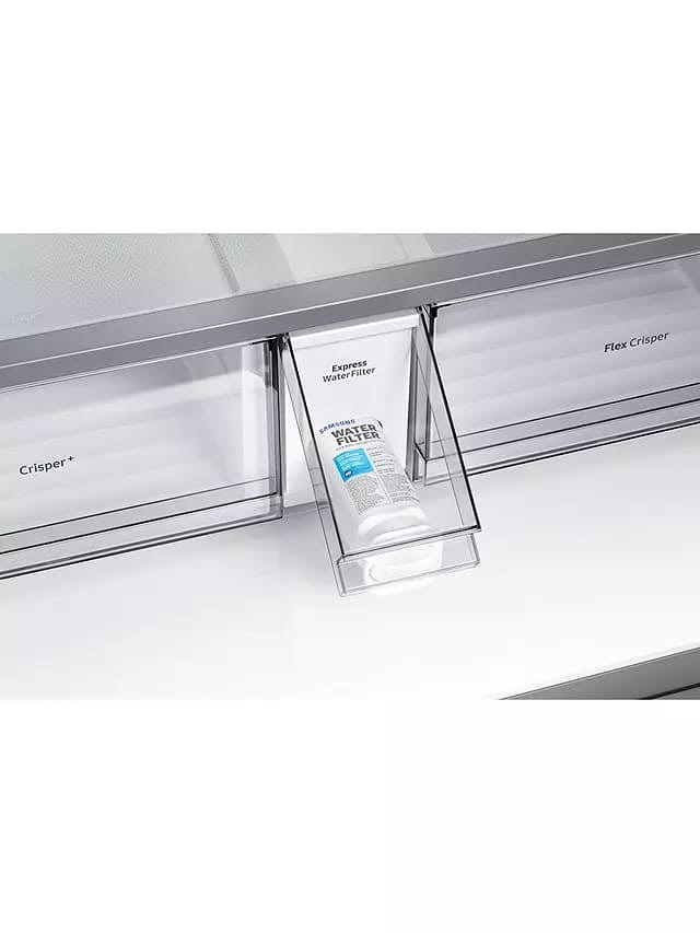 Samsung RF65A977FSR Plumbed Freestanding 60-40 American Fridge Freezer, Silver | Atlantic Electrics - 39478386163935 