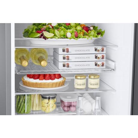 Samsung RL38A776ASR/EU 59.5cm 70/30 Frost Free Fridge Freezer with Twin Cooling Plus - Real Real Stainless | Atlantic Electrics - 40489471934687 