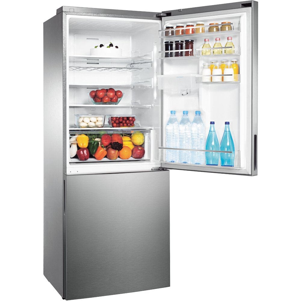 Samsung RL4363SBASL Freestanding 70-30 Fridge Freezer Capacity (Net) Fridge 300 litres-Freezer 132 litres, Silver | Atlantic Electrics