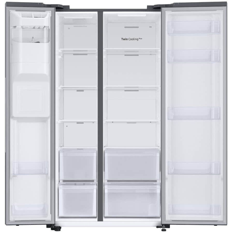 Samsung RS67A8811S9 American Style Fridge Freezer Matt Stainless - Atlantic Electrics - 39478382199007 