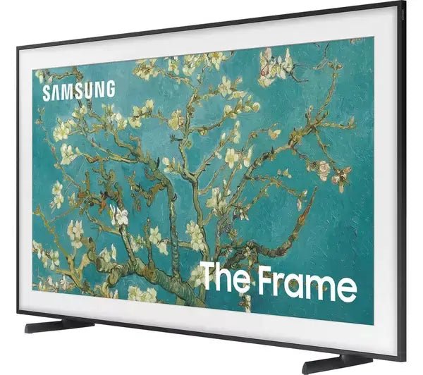 SAMSUNG The Frame Art Mode QE55LS03BGUXXU 55" Smart 4K Ultra HD HDR QLED TV with Bixby & Alexa - Black - Atlantic Electrics - 40452268327135 