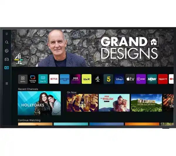 Samsung The Terrace QE65LST7TG 65 inch Outdoor 4K Ultra HD HDR Smart QLED TV - Titan Black | Atlantic Electrics