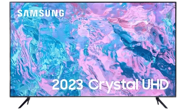 Samsung UE50CU7100 (2023) LED HDR 4K Ultra HD Smart TV, 50 inch with TVPlus, Black | Atlantic Electrics - 39915524948191 