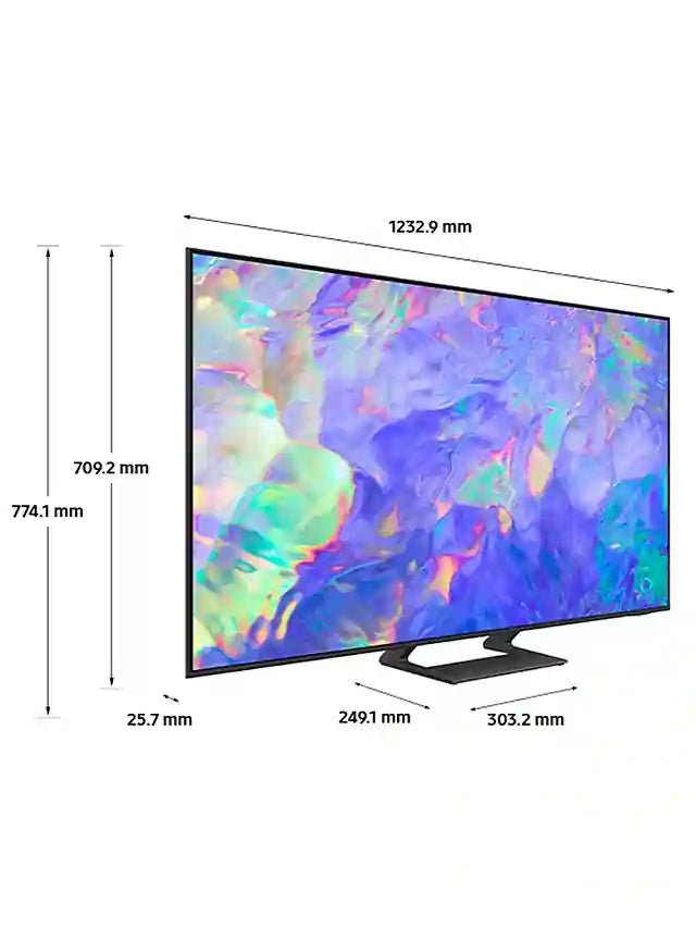 Samsung UE55CU8500 (2023) LED HDR 4K Ultra HD Smart TV, 55 inch with TVPlus, Titan Grey - Atlantic Electrics - 40489468166367 