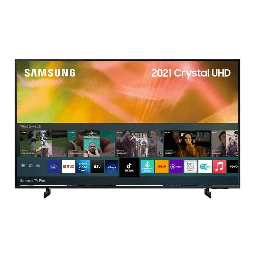 Samsung UE60AU8000KXXU 60" 4K UHD HDR Smart TV HDR powered by HDR10+ with Dynamic Crystal Colour and Air Slim Design | Atlantic Electrics