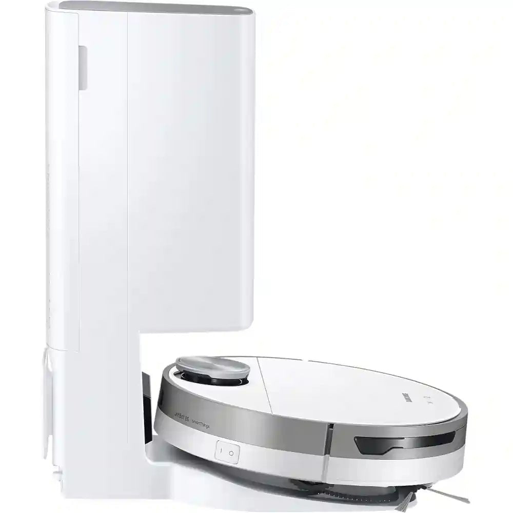 SAMSUNG Jet Bot+ VR30T85513W/EU Robot Vacuum Cleaner with built-in Clean Station - Misty White | Atlantic Electrics - 40492854608095 