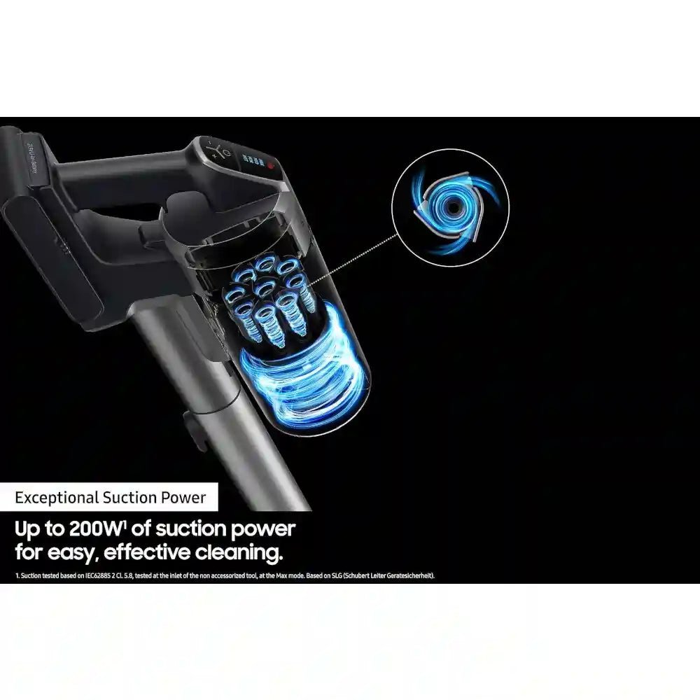 Samsung VS20T7536T5EU JetTM 75 Complete Cordless Stick Vacuum Cleaner - 60 Minutes Run Time - Teal S - Atlantic Electrics