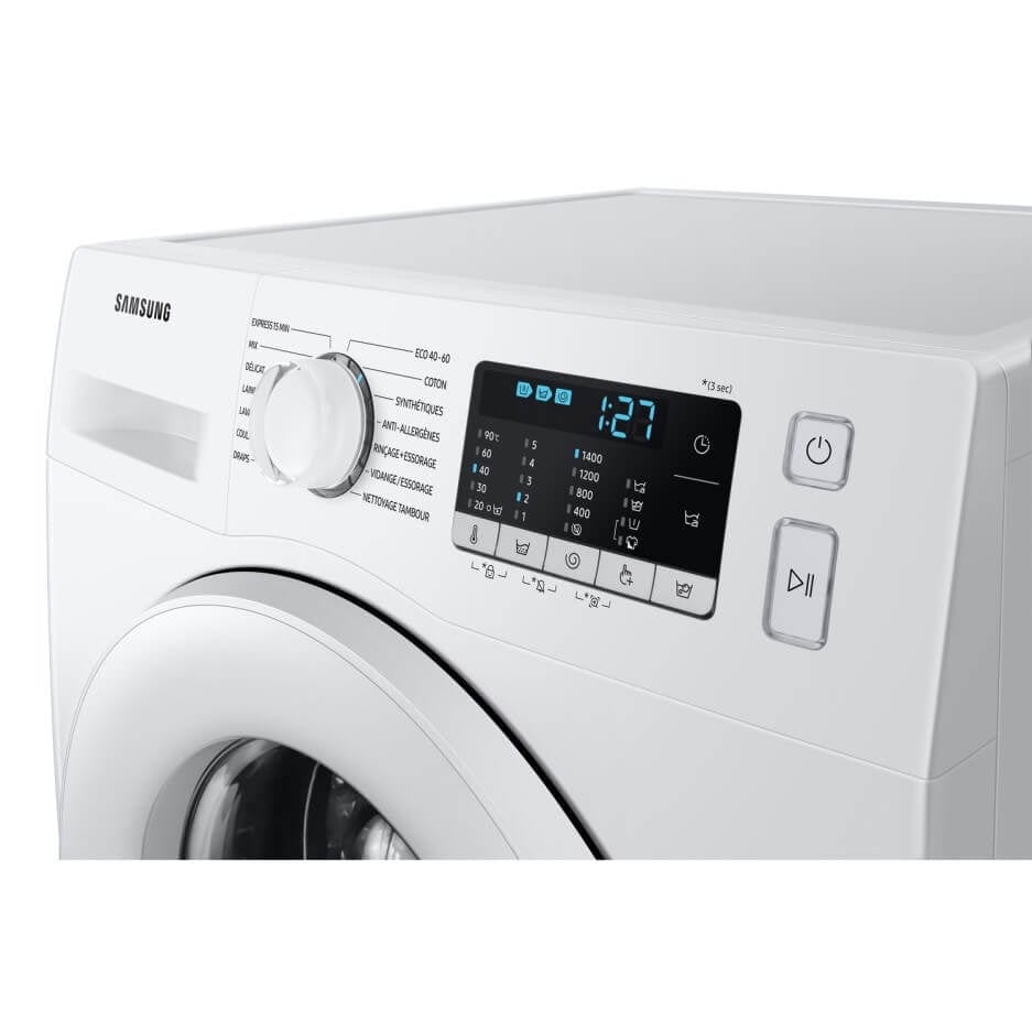Samsung WW80TA046TE 8kg 1400 Spin Washing Machine with EcoBubble White | Atlantic Electrics - 39478400123103 