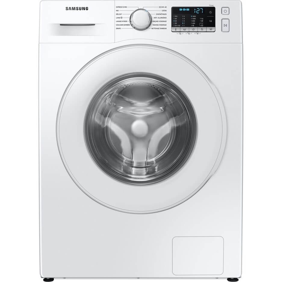 Samsung WW80TA046TE 8kg 1400 Spin Washing Machine with EcoBubble White | Atlantic Electrics - 39478399926495 