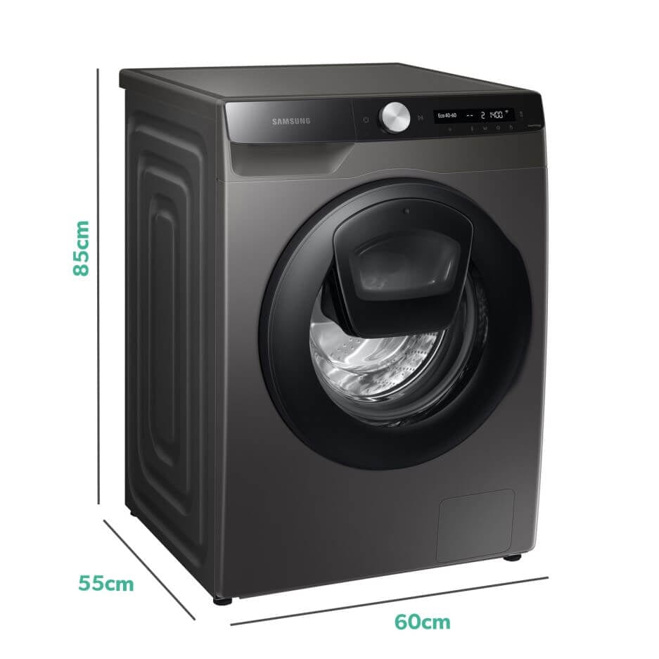 Samsung WW90T554DAX 9kg Washing Machine with AddWash - Graphite - Atlantic Electrics - 39478402220255 