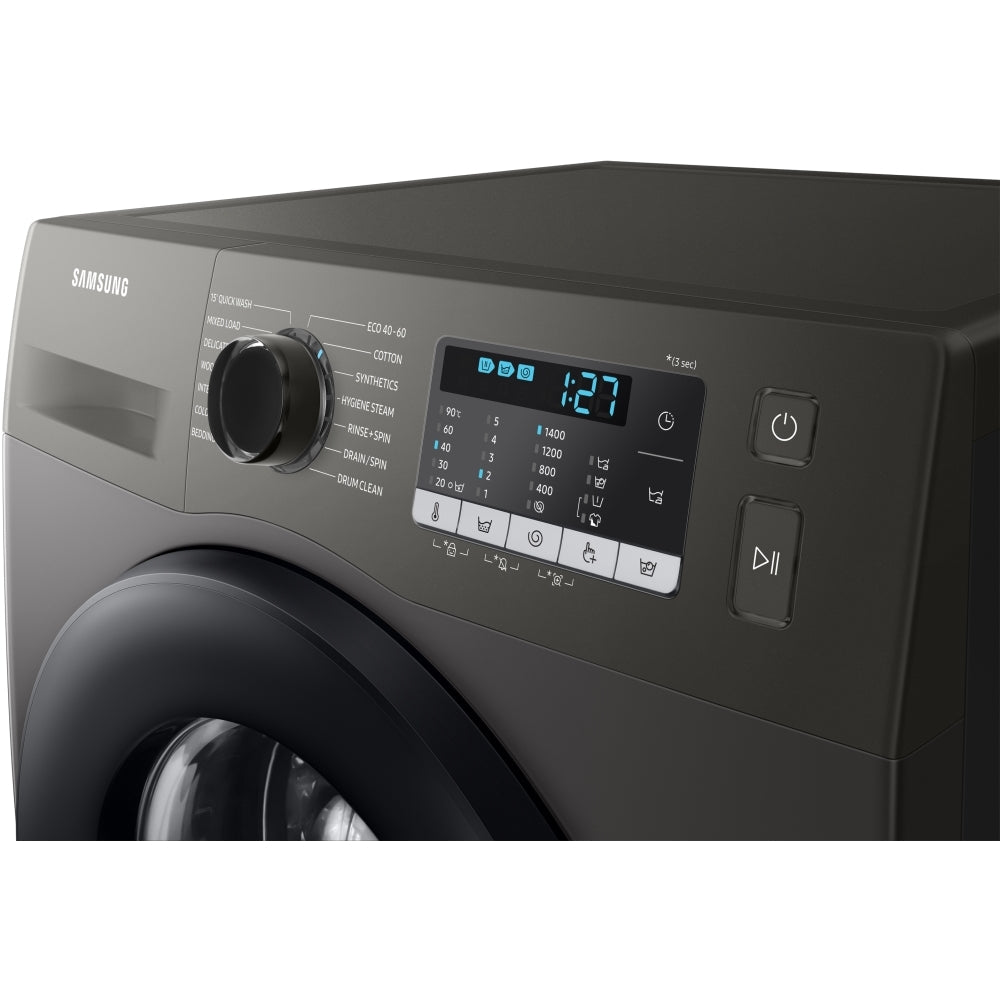 Samsung WW90TA046AN Washing Machine with EcoBubble 9kg 1400rpm - Graphite - Atlantic Electrics - 40758164259039 