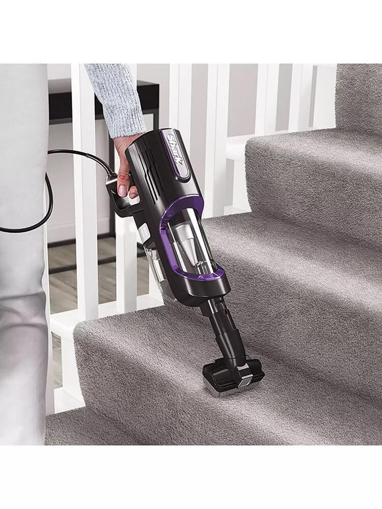 Shark Anti Hair Wrap Corded Stick Vacuum Cleaner with Flexology Purple HZ500UK | Atlantic Electrics