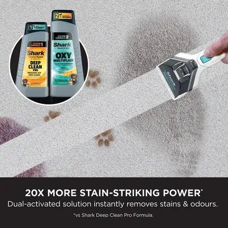Shark EX200UK CarpetXpert Deep Carpet Cleaner with Built-In StainStriker - Rotator White | Atlantic Electrics