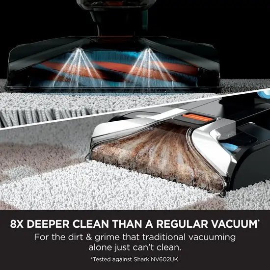 Shark EX200UK CarpetXpert Deep Carpet Cleaner with Built-In StainStriker - Rotator White - Atlantic Electrics - 40528744710367 