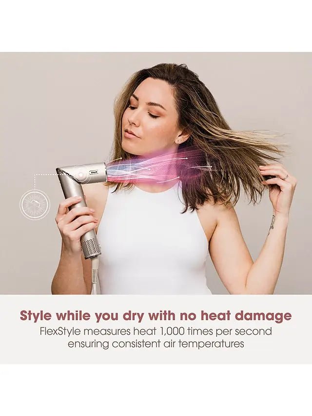 Shark FlexStyle HD435SLUK 4-in-1 Air Styler & Hair Dryer For Curly & Coily Hair - Stone | Atlantic Electrics