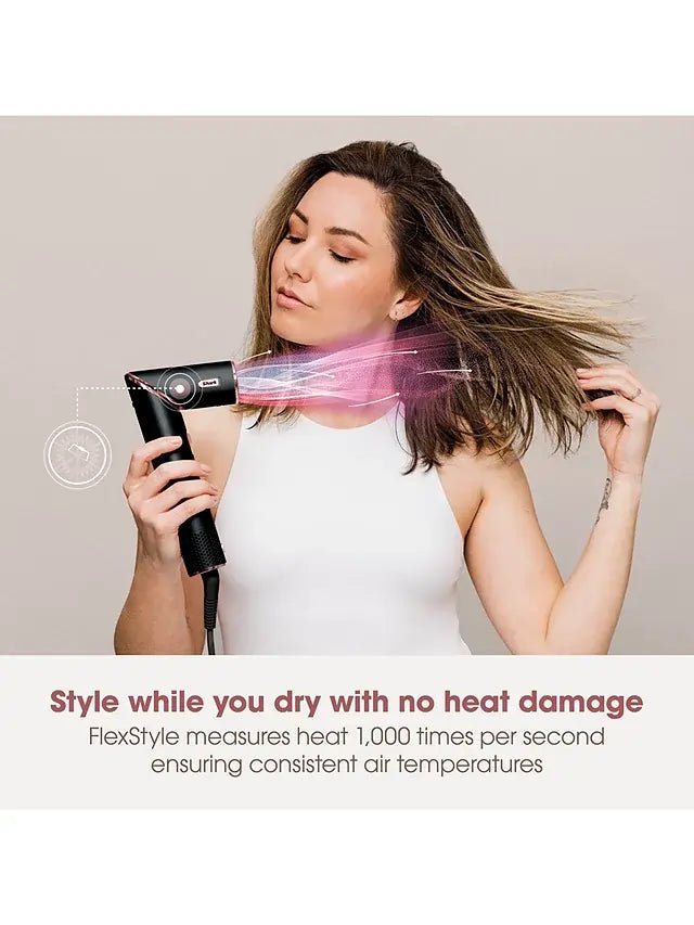 Shark HD440UK FlexStyle 5-in-1 Air Styler & Hair Dryer with Storage Case Black | Atlantic Electrics - 40942189183199 