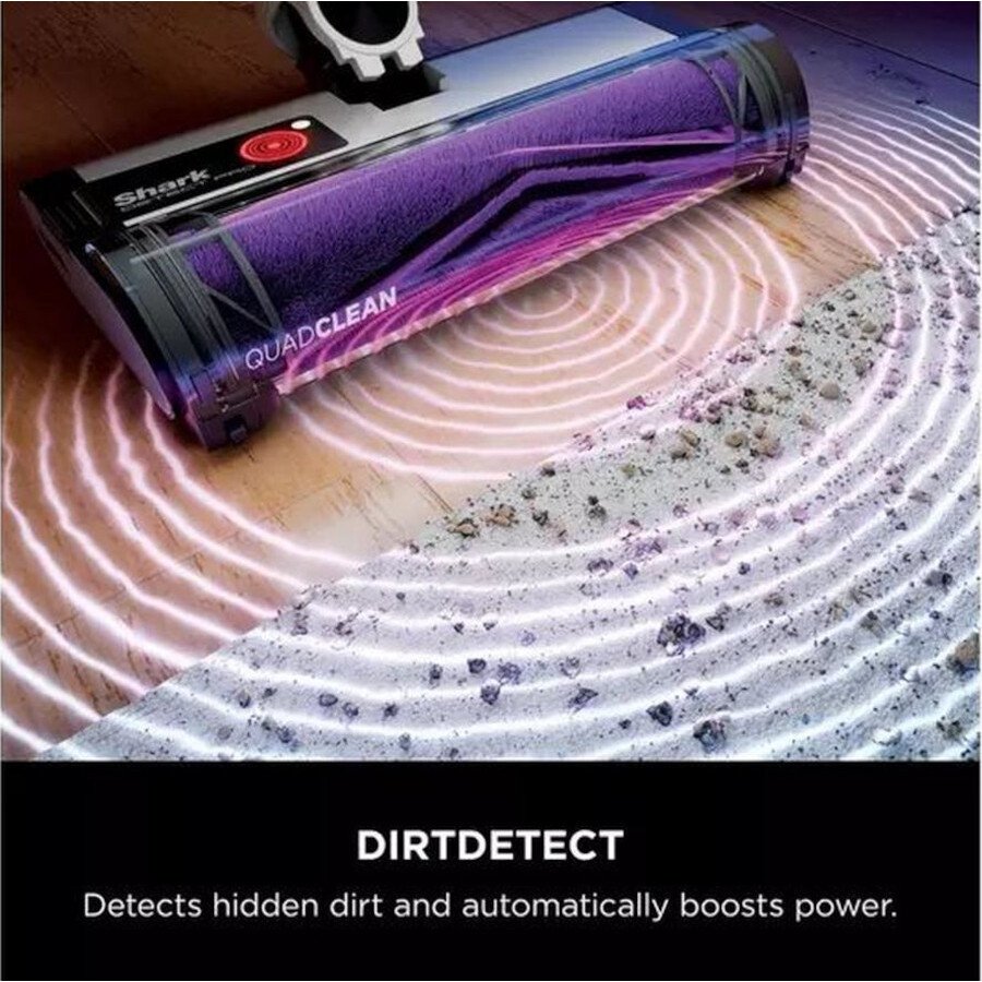 Shark IW1511UK Shark Detect Pro Cordless Vacuum Cleaner - 60 Minutes Run Time - White/Brass | Atlantic Electrics - 41576614265055 