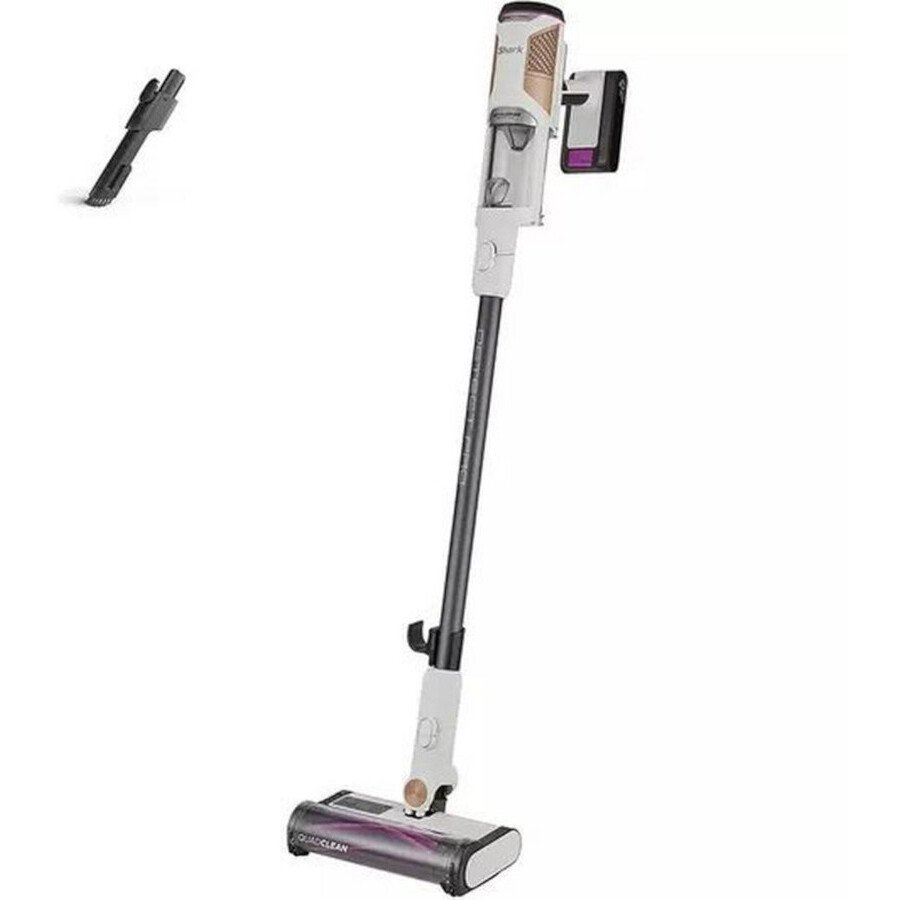 Shark IW1511UK Shark Detect Pro Cordless Vacuum Cleaner - 60 Minutes Run Time - White/Brass | Atlantic Electrics - 41576614232287 