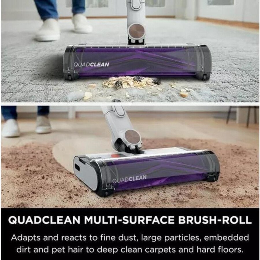 Shark IW1511UK Shark Detect Pro Cordless Vacuum Cleaner - 60 Minutes Run Time - White/Brass | Atlantic Electrics - 41576614494431 