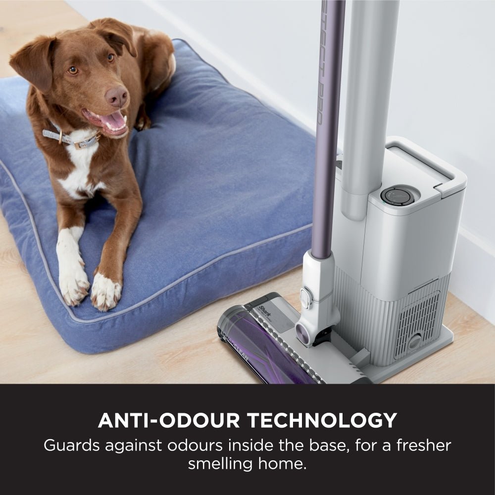 Shark IW3510UK Detect Pro Cordless Auto-Empty System Cordless Vacuum Cleaner with up to 60 Minutes Run Time - White | Atlantic Electrics - 41590380658911 