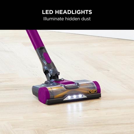 Shark IZ252UK Anti Hair Wrap Cordless Vacuum [Double Battery] - Pink | Atlantic Electrics - 40758163833055 