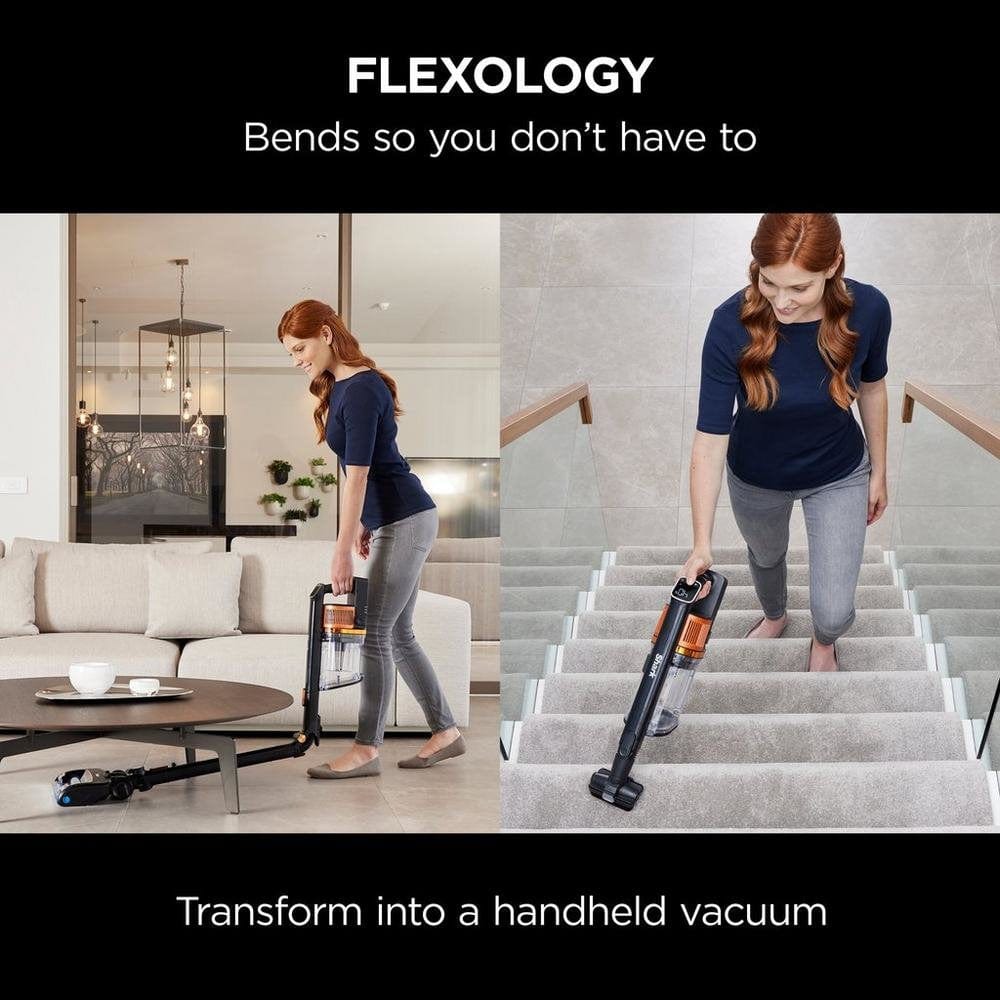 Shark IZ300UK Anti Hair Wrap Cordless Stick Vacuum Cleaner with PowerFins & Flexology 60 Minute Run Time Copper | Atlantic Electrics - 39478409789663 