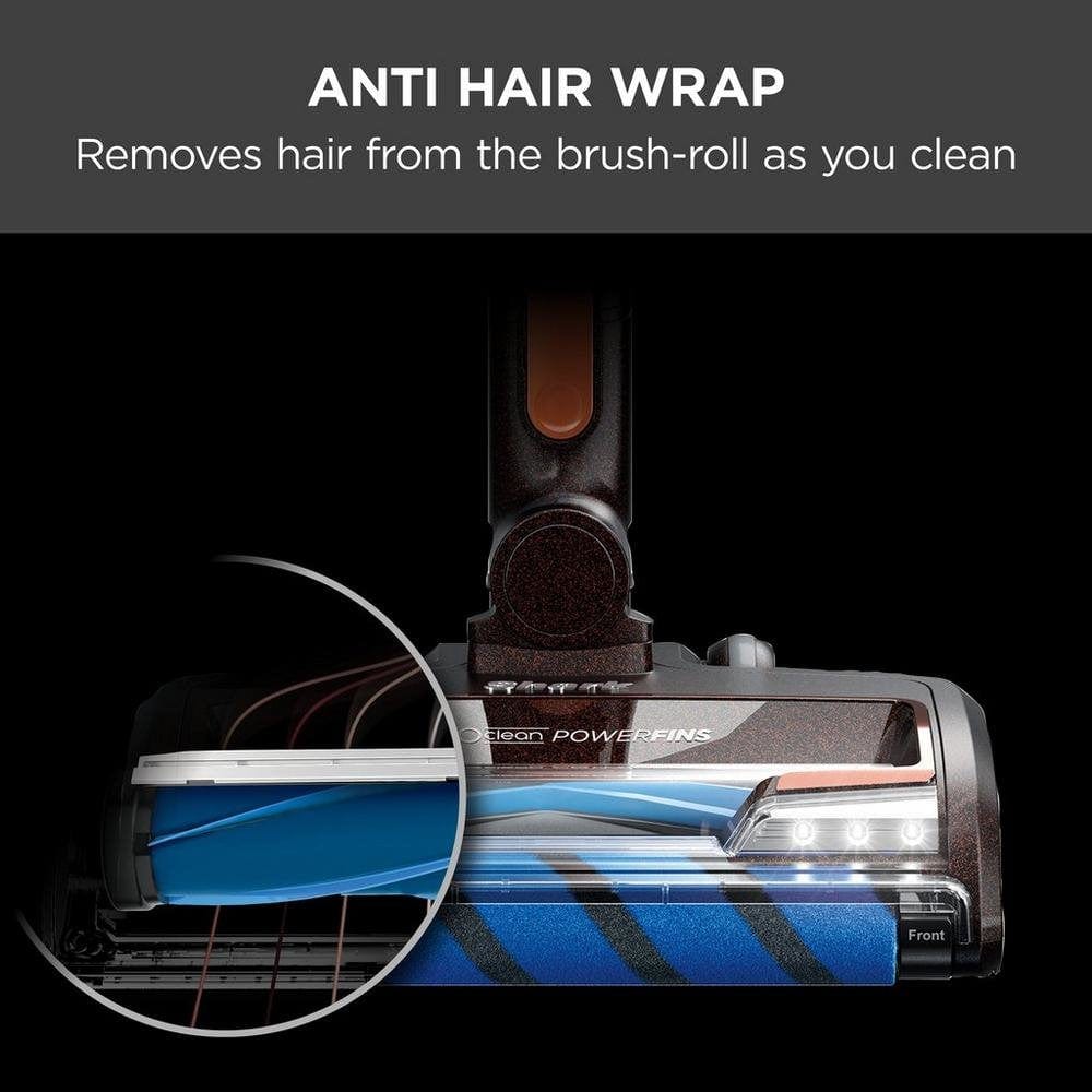Shark IZ300UK Anti Hair Wrap Cordless Stick Vacuum Cleaner with PowerFins & Flexology 60 Minute Run Time Copper | Atlantic Electrics