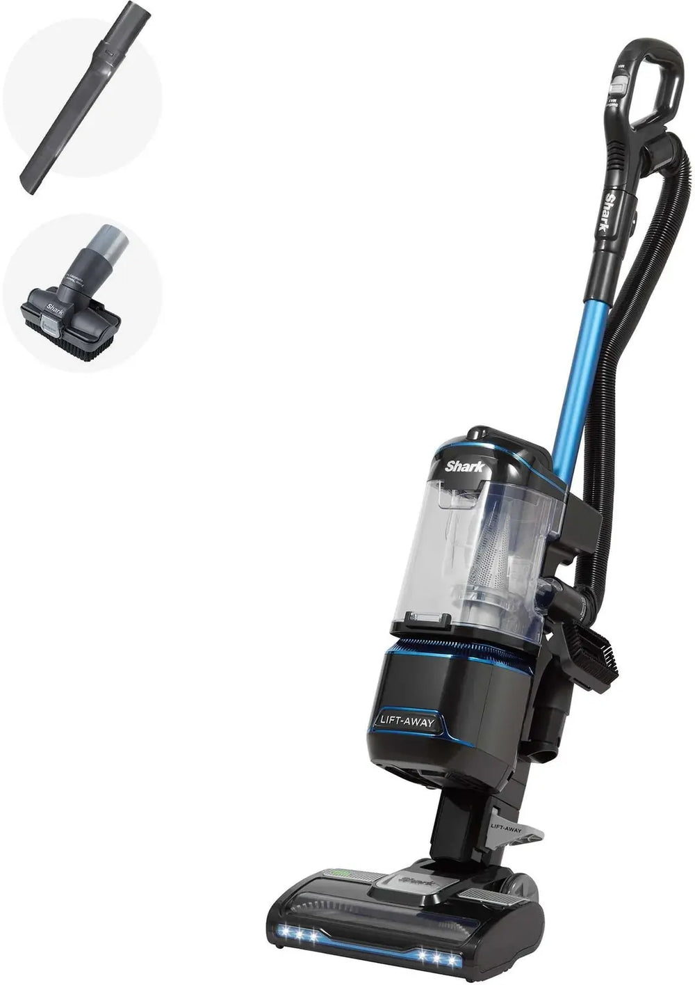 Shark NV602UK Lift-Away Upright Vacuum Cleaner - Blue | Atlantic Electrics - 40976801661151 