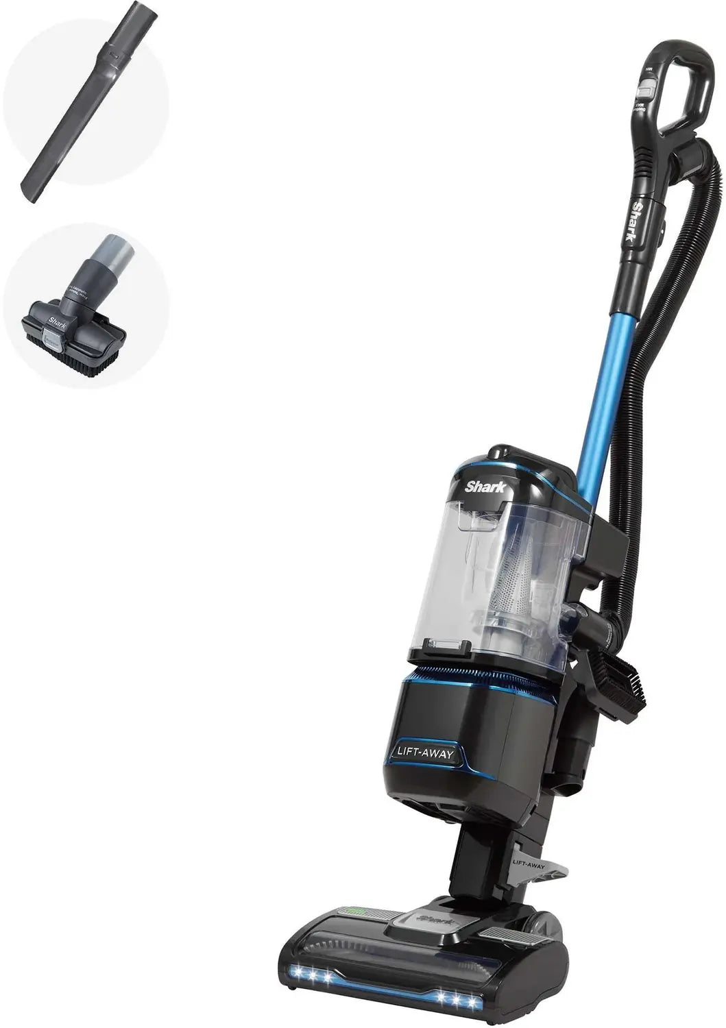 Shark NV602UK Lift-Away Upright Vacuum Cleaner - Blue | Atlantic Electrics