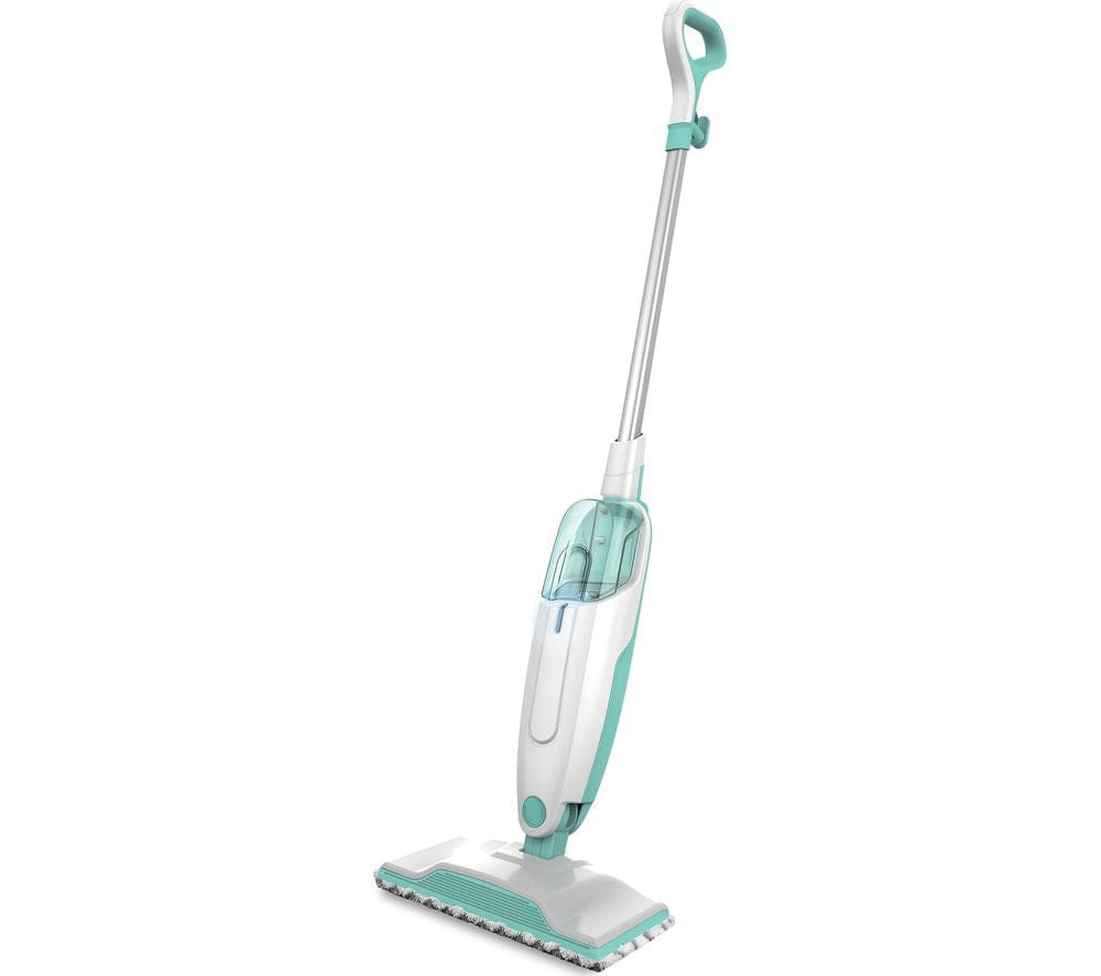 Shark S1000UK Steam Mop White/Mint Green - Atlantic Electrics - 39478410838239 