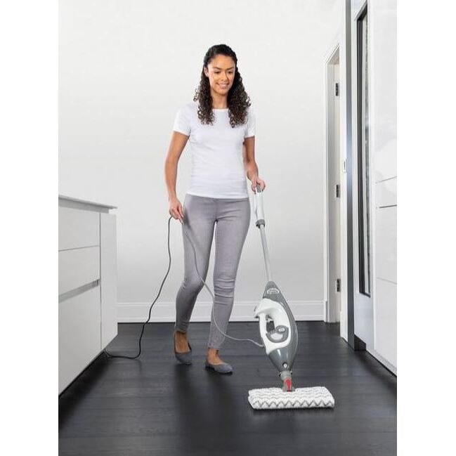 Shark S6005UK Floor & Handheld Steam Cleaner Shark Steel Grey/Bordeaux | Atlantic Electrics